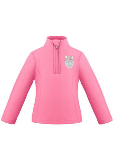 detail Dětská mikina Poivre Blanc W24-1540-Bbgl Micro Fleece Swe Orchid Pink