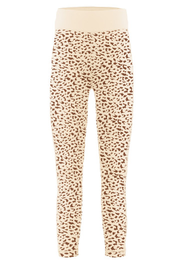 detail Dětské kalhoty Poivre Blanc W24-1920-Jrgl Base Layer Leggings Jaguar Off Brown
