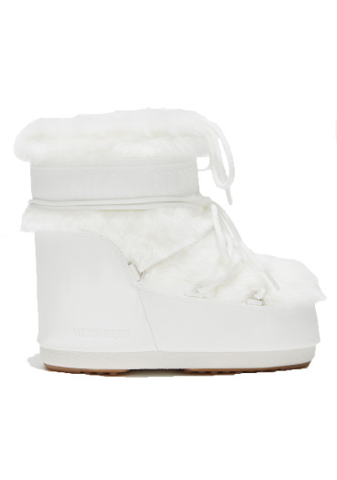 detail Dámské boty Moon Boot Icon LOW Faux Fur-A002 Optical White