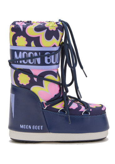 detail Dětské boty Moon Boot Icon Flower-JR-JB10 Lilac/Cyber Lime