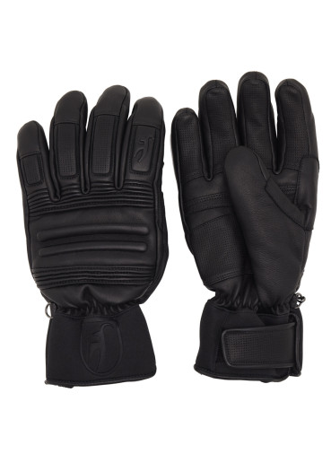 detail Pánske rukavice Toni Sailer Adam Men Leather Gloves Black