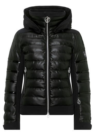 detail Dámská bunda Toni Sailer Adele Faux Leather W Ski Jacket Black