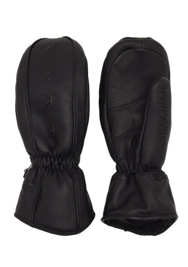 detail Dámske rukavice Toni Sailer Jewls W Leather Mitten Black
