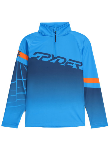 detail Dětský rolák Spyder Boy Incline 1/2 Zip - Aether Blue 