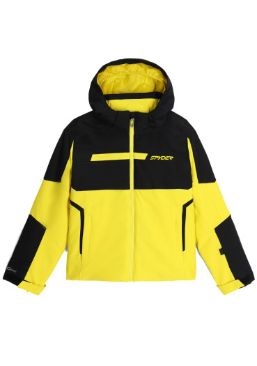 detail Dětská bunda Spyder Boy Challenger Jacket - Acid Yellow