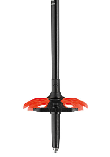 detail Skialpinistické palice Skialpové palice Leki Haute Route 3 dark anthracite-dark red-black 110-150 cm