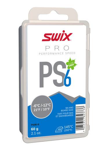 detail Swix PS06-6 Performance Speed,modrý,-6°C/-12°C,60g