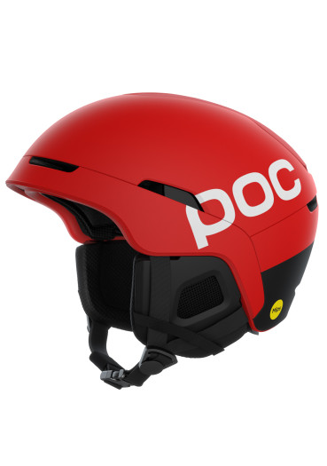detail POC Obex BC MIPS Prismane Red Matt