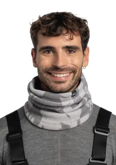 detail Nákrčník Buff 134696.937.10 Polar Prints Neck Warmer Bondu Grey 