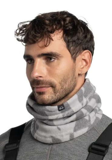 detail Nákrčník Buff 134696.937.10 Polar Prints Neck Warmer Bondu Grey 