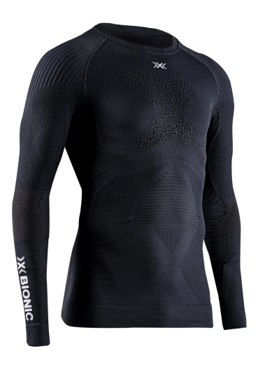 detail X-Bionic® Energy Accumulator 4.0 Shirt Lg Sl Men Opal Black/Arctic White