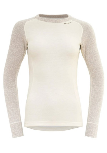 detail Dámské triko Devold Duo Active Merino 205 Shirt W Raw White