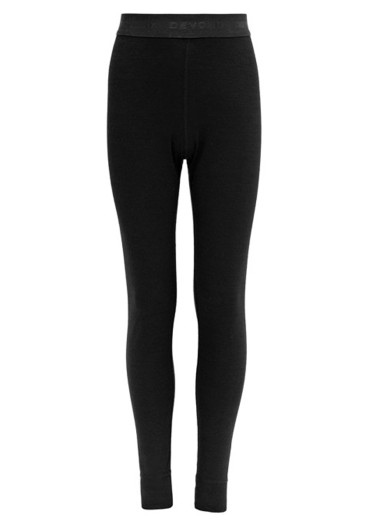 detail Detské nohavice Devold Duo Active Merino Longs Junior Black