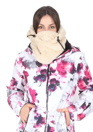 detail Detská kukla Jail Jam Teddy Hood 043 Offwhite Black White Beige – teplá a mäkká ochrana pre malých dobrodruhov