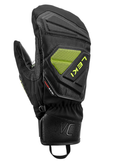 detail Leki WCR C-Tech 3D Mitt black-ice lemon