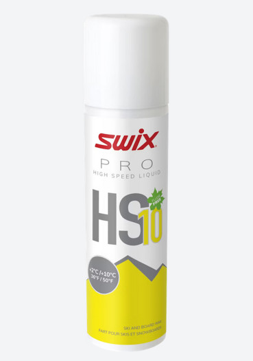 detail Tekutý sklzný vosk Swix HS10L High Speed Yellow 125 ml