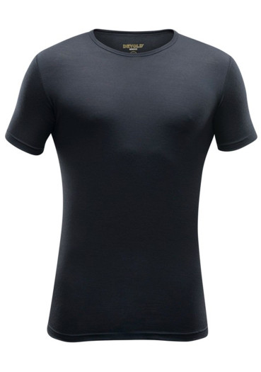 detail Devold Breeze Merino 150 T-Shirt Man Black
