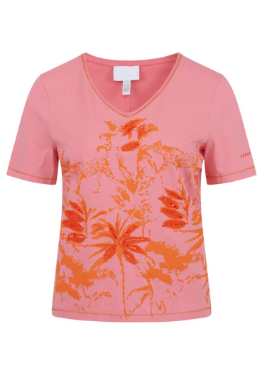 detail Dámské tričko Sportalm 250165 Pink Dawn