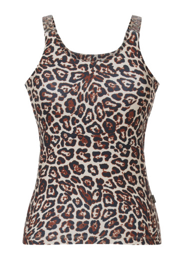 detail Dámske tielko Goldbergh Potnia Tank With Bra Jaguar