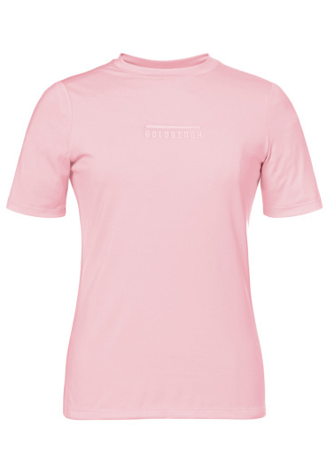 detail Dámske tričko Goldbergh Isla Short Sleeve Top Salmon Rose