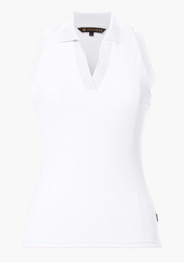 detail Goldbergh Caroline Sleeveless Top White