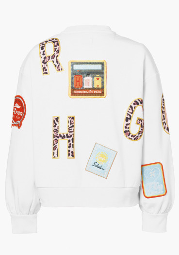 detail Dámska mikina Goldbergh Piscine Sweater White
