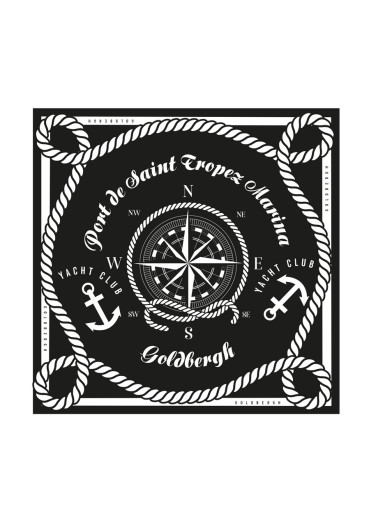detail Šál Goldbergh Atlas Scarf Black