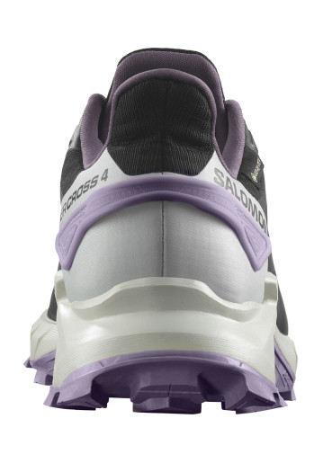 detail Dámska obuv Salomon SUPERCROSS 4 GTX W – Black / Vanilla Ice / Opal Blue