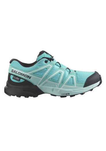 detail Detská obuv Salomon SPEEDCROSS WP J – Blue Curacao / Black