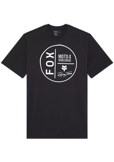 detail Fox Worldwide Ss Prem Tee Black
