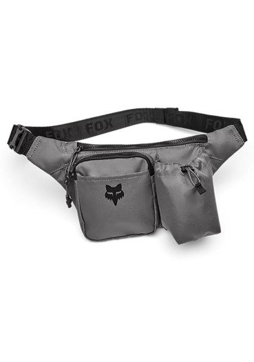 detail Fox Fox Head Prem Hip Pack Pewter