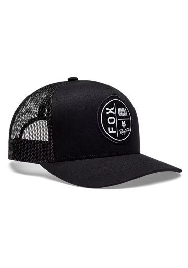 detail Fox Worldwide Trucker Hat Black
