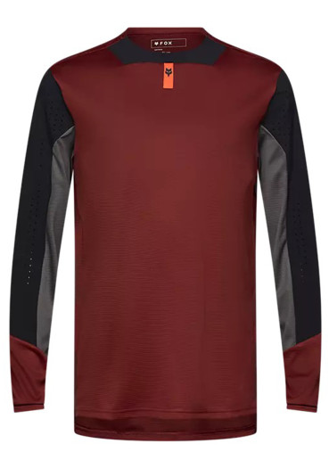 detail Fox Defend Ls Jersey Rust
