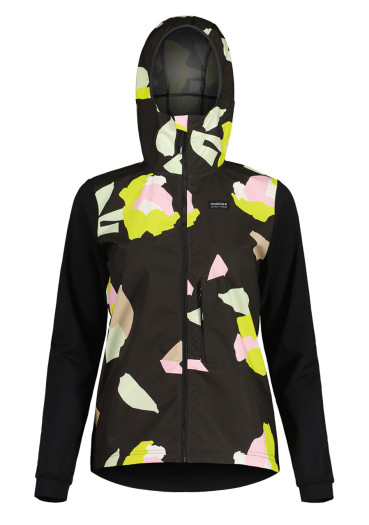 detail Maloja Bunda SennesM. Printed deep black fieldflower