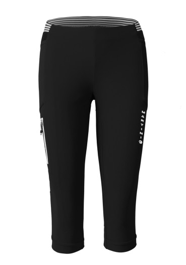 detail Martini Pacemaker Capri Pants W Black/Black