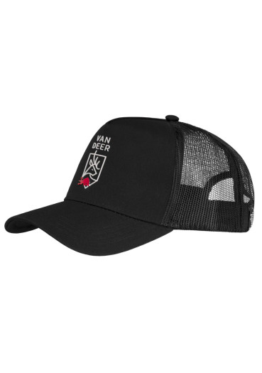 detail Detská šiltovka Van Deer Trucker Cap JR – Black