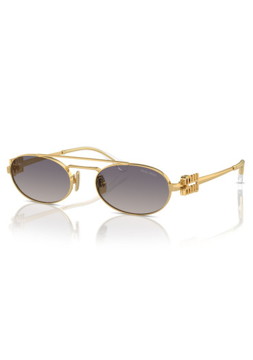 detail Miu Miu MU 54ZS 5AK30C53 Gold-Grad Blue Mirror Silver Int