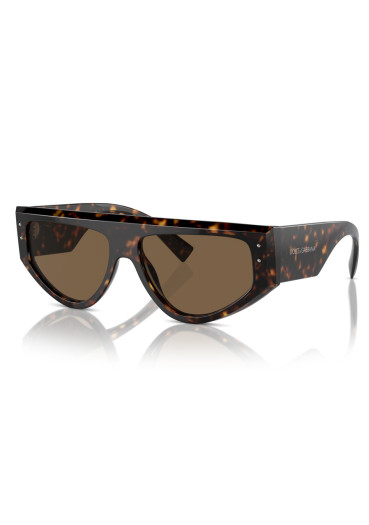 detail Slnečné okuliare Dolce & Gabbana 0DG4461 502/73 – Havana / Dark Brown