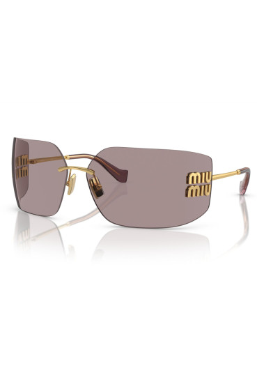 detail Miu Miu MU 54YS 5AK06I80 Gold-Light Purple Brown