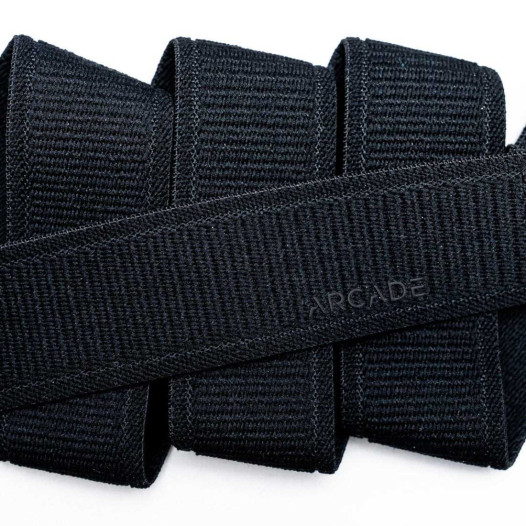 detail Pásek Arcade Atlas Youth Black 81 cm – Ľahký elastický komfort pre malých dobrodruhov