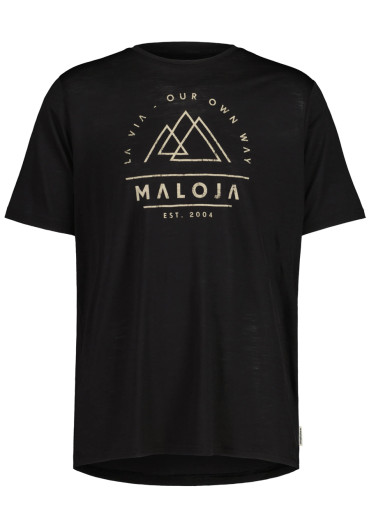 detail Maloja Tričko KalmbergM._deep black