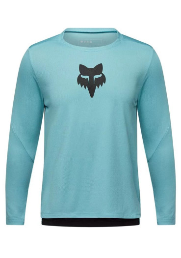 detail Fox Yth Ranger Ls Jersey Fox Head Vintage Wash