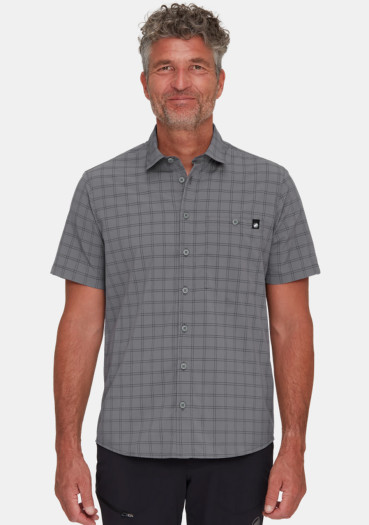 detail Pánska košeľa Mammut Lenni Shirt Men Steel/Black