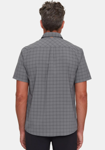 detail Pánska košeľa Mammut Lenni Shirt Men Steel/Black