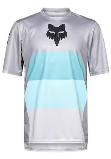 detail Pánsky dres Fox Ranger SS – Grid Steel Grey