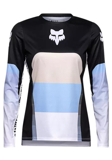 detail Fox W Ranger Ls Jersey Grid Black