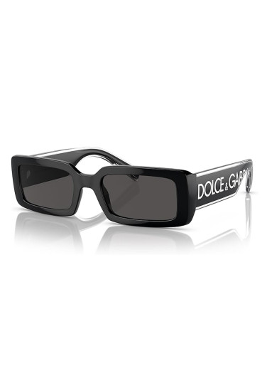 detail Slnečné okuliare Dolce & Gabbana 0DG6187 501/8753 – čierne / tmavo šedé