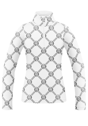 detail Poivre Blanc Mia-Jrgl/M Base Layer Shirt Monogram White