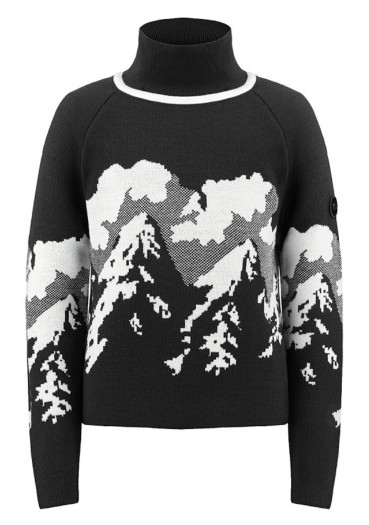 detail Poivre Blanc Ambre-Jrgl Knit Pullover Black