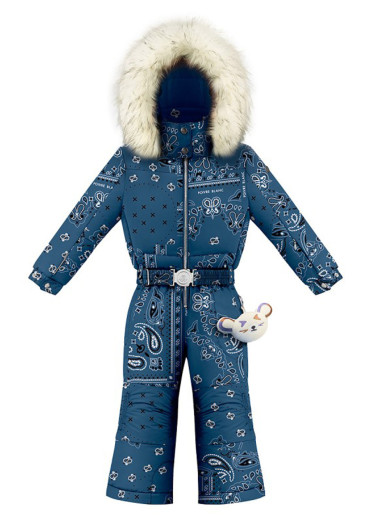 detail Poivre Blanc Joyce-Bbgl/P Ski Overall Paisley Blue